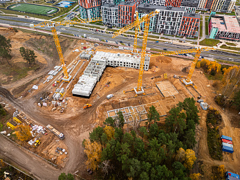 Отчет о ходе строительства октябрь 2025