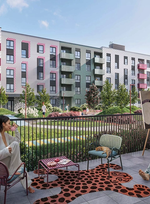 Новый дом 1.4 в стиле «Поп-арт» в АРТ-квартале