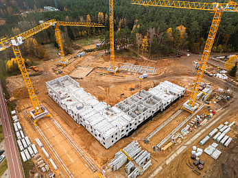 Отчет о ходе строительства октябрь 2025